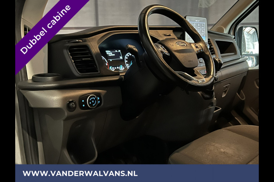 Ford Transit 2.0 TDCI 170pk L4H3 Dubbele Cabine Euro6 Airco | Camera | Apple Carplay | Android Auto | Trekhaak Cruisecontrol, Parkeersensoren, 5-Zits, Verwarmde voorruit