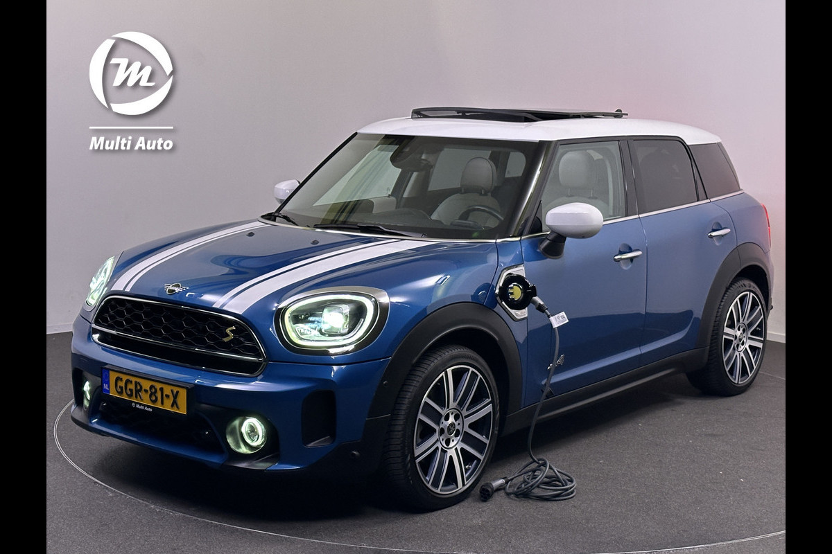 MINI Countryman 2.0 Cooper S E ALL4 Facelift Plug In Hybrid 225pk PHEV | Panodak | Lederen Sportstoelen | Union Jack Lampen | 19"L.M | Apple Carplay | DAB | Navi |