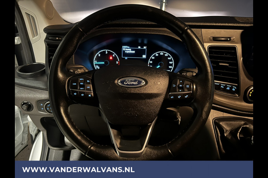 Ford Transit 2.0 TDCI 130pk L3H2 Euro6 Airco | Navigatie | Apple Carplay | LED | Cruisecontrol Android Auto, Verwarmde voorruit, Stoelverwarming, Parkeersensoren, Bijrijdersbank