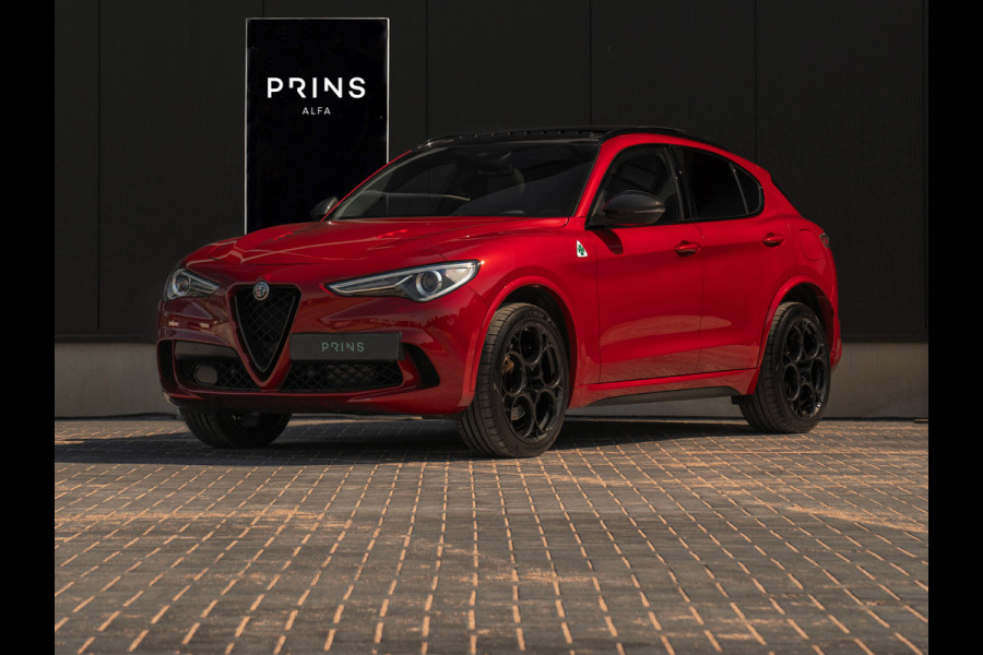 Alfa Romeo Stelvio 2.9 V6 AWD Quadrifoglio | Pano-dak | Harman/Kardon | Adapt. cruise | Rosso Competizione