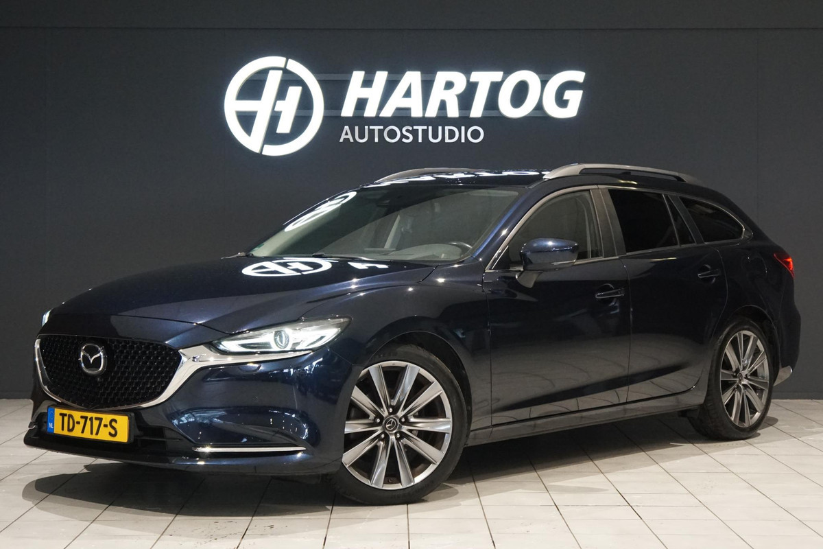 Mazda 6 Sportbreak 2.0 SkyActiv-G 165 PK + ADAPTIVE CRUISE / 360 CAMERA / LEDER / TREKHAAK /