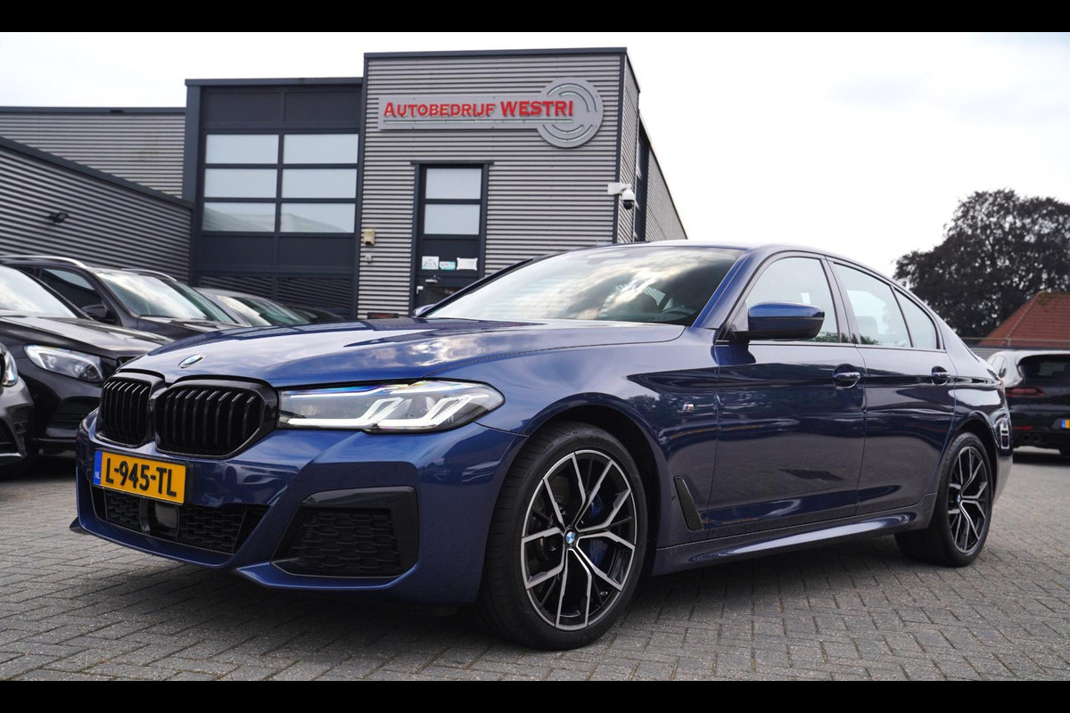 BMW 5 Serie 540i xDrive High Executive | M-pakket | Adaptieve Cruise | Stoelverwarming/koeling | Facelift | Head up | LED LASER |