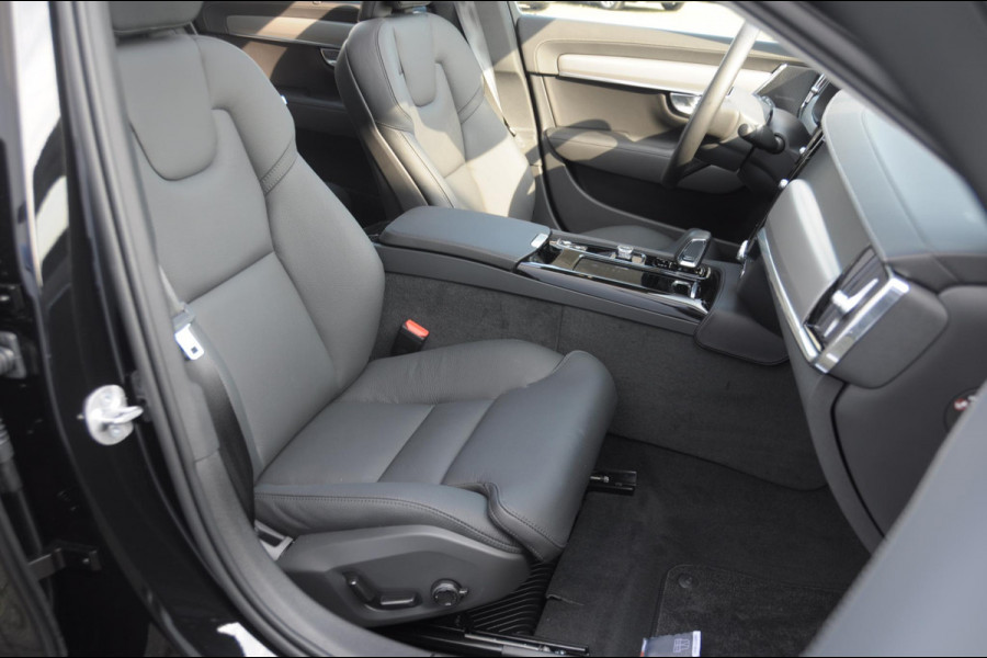 Volvo S90 T8 455PK Automaat AWD Ultimate Bright / Luchtvering/ Harman Kardon Audio / Google Services / Elektrisch bedienbare voorstoelen met geheugen functie / Achteruitrijcamera / Long Range / Panoramadak /