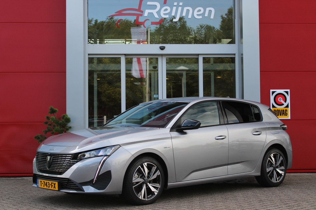 Peugeot 308 1.6 HYbrid 180PK AUTOMAAT ALLURE PACK BUSINESS | NAVIGATIE | ACHTERUITRIJ CAMERA | AGR BESTUURDERSTOEL | STOELVERWARMING | LED KOPLAMPEN | DRAADLOZE APPLE CARPLAY/ANDROID AUTO | CLIMATE CONTROL | LICHTMETALEN VELGEN |