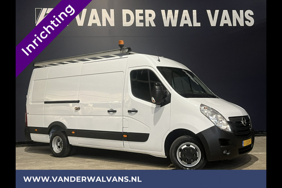 Opel Movano 2.3 CDTI 146pk L3H2 Dubbel Lucht 3500kg Trekhaak inrichting Euro6 Airco | Imperiaal | Omvormer, Camera, Navigatie, Parkeersensoren, Cruisecontrol, Trap, Bijrijdersbank