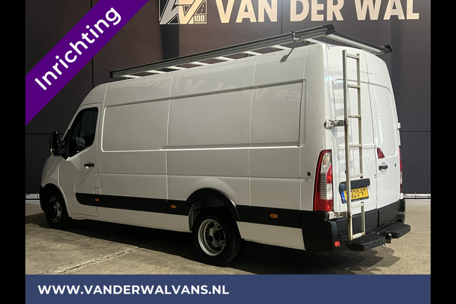 Opel Movano 2.3 CDTI 146pk L3H2 Dubbel Lucht 3500kg Trekhaak inrichting Euro6 Airco | Imperiaal | Omvormer, Camera, Navigatie, Parkeersensoren, Cruisecontrol, Trap, Bijrijdersbank