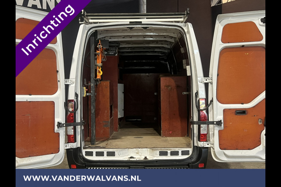 Opel Movano 2.3 CDTI 146pk L3H2 Dubbel Lucht 3500kg Trekhaak inrichting Euro6 Airco | Imperiaal | Omvormer, Camera, Navigatie, Parkeersensoren, Cruisecontrol, Trap, Bijrijdersbank