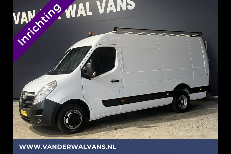 Opel Movano 2.3 CDTI 146pk L3H2 Dubbel Lucht 3500kg Trekhaak inrichting Euro6 Airco | Imperiaal | Omvormer, Camera, Navigatie, Parkeersensoren, Cruisecontrol, Trap, Bijrijdersbank