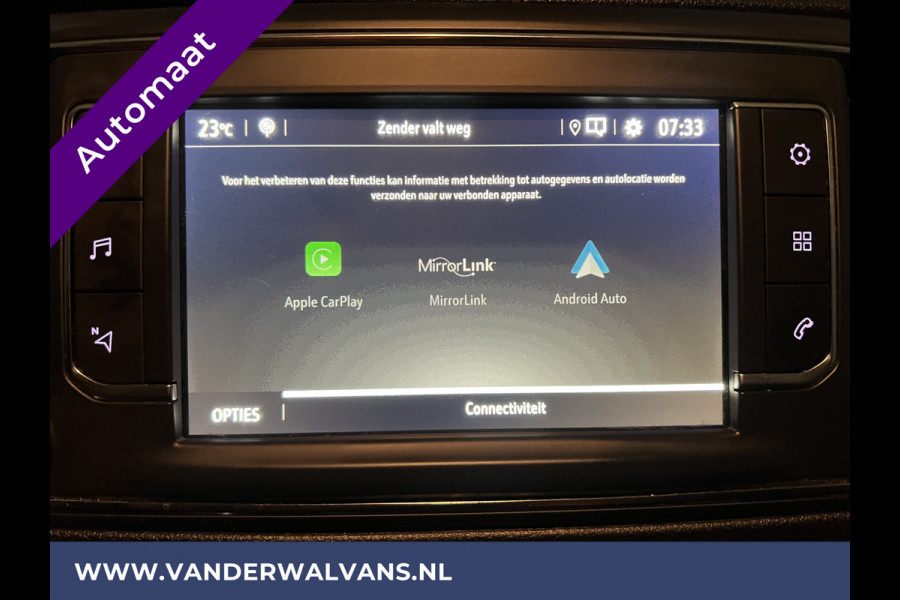 Opel Vivaro 2.0 CDTI 177pk Automaat L3H1 Euro6 Airco | Camera | Apple Carplay | Android Auto Cruisecontrol, Parkeersensoren, Bijrijdersbank