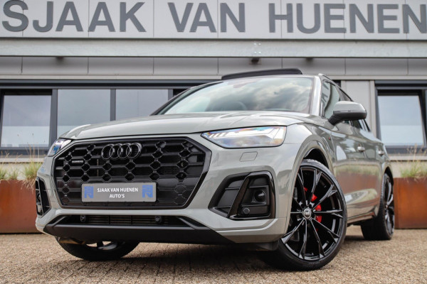 Audi Q5 55 TFSI e Quattro Competition Pro Line S S-Line 367pk Automaat! NIEUW MODEL|Luchtvering|Panoramadak|Virtual Cockpit|Matrix