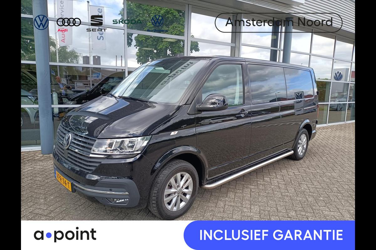 Volkswagen Transporter 2.0 TDI L2H1 32 DC Highline 150PK DSG (Automaat) Dubbele canbine | Verlengde garantie | Glass look panelen | Trekhaak | Navigatie |