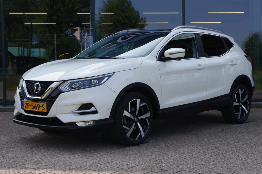 Nissan QASHQAI 1.3 DIG-T 160 PK Automaat Tekna, Panoramadak, Carplay, 19" LM, Half-Leder