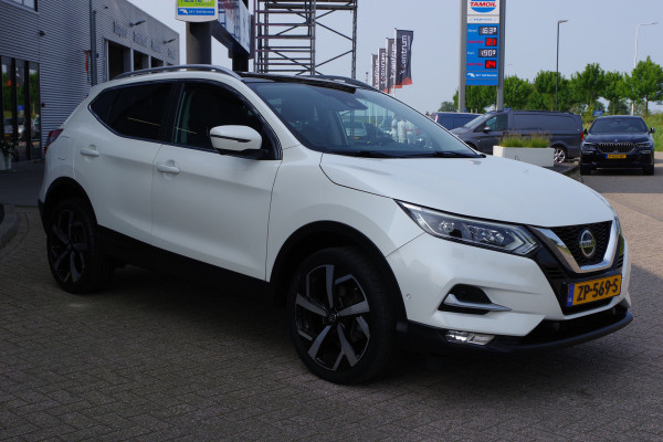 Nissan QASHQAI 1.3 DIG-T 160 PK Automaat Tekna, Panoramadak, Carplay, 19" LM, Half-Leder