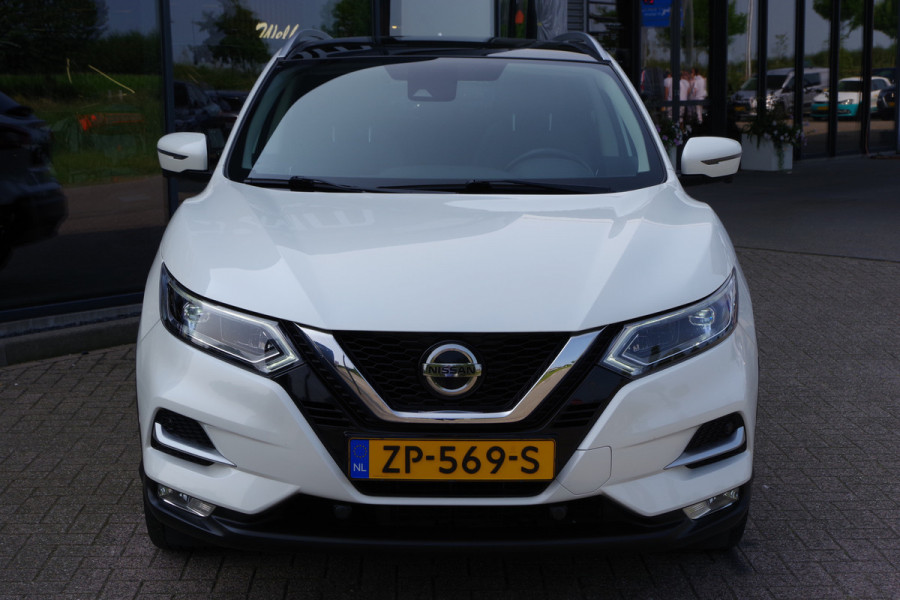 Nissan QASHQAI 1.3 DIG-T 160 PK Automaat Tekna, Panoramadak, Carplay, 19" LM, Half-Leder