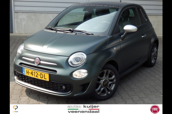 Fiat 500 85pk | Sport | Mat Groen | Clima | Apple Carplay/Android Auto