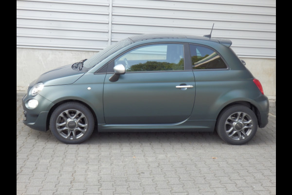 Fiat 500 85pk | Sport | Mat Groen | Clima | Apple Carplay/Android Auto