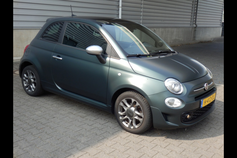 Fiat 500 85pk | Sport | Mat Groen | Clima | Apple Carplay/Android Auto