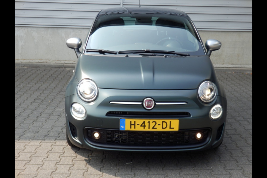 Fiat 500 85pk | Sport | Mat Groen | Clima | Apple Carplay/Android Auto