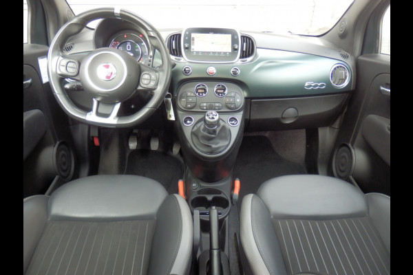 Fiat 500 85pk | Sport | Mat Groen | Clima | Apple Carplay/Android Auto