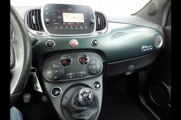 Fiat 500 85pk | Sport | Mat Groen | Clima | Apple Carplay/Android Auto