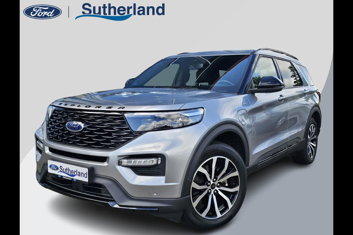 Ford Explorer 3.0 V6 EcoBoost PHEV ST-Line 457 pk | Trekhaak | Groot scherm | Panoramadak | Leder | Schuif-kanteldak | Full led | Stoelverwarming- en koeling | Massagestoelen etc.