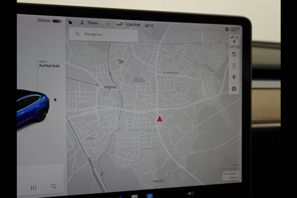 Tesla Model 3 GERESERVEERD      SR+ 325PK AutoPilot Leer PanoDak Adaptive cruise 18" Camera's Elektr.-Stuur+Stoelen+Spiegels+Geheugen+Easy-Ent Ecc Navigatiesysteem full map LED-a+v Koplampspoeiers Comfortstoel(en) ACC Dual-ECC DAB Voorverwarmen interieur via App Keyless via Telefoonsleutel One-Pedal-Drive Origin. NLse auto ! 1e eigenaar