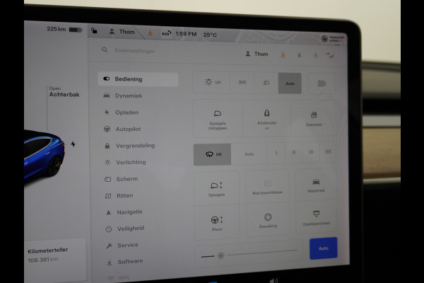 Tesla Model 3 GERESERVEERD      SR+ 325PK AutoPilot Leer PanoDak Adaptive cruise 18" Camera's Elektr.-Stuur+Stoelen+Spiegels+Geheugen+Easy-Ent Ecc Navigatiesysteem full map LED-a+v Koplampspoeiers Comfortstoel(en) ACC Dual-ECC DAB Voorverwarmen interieur via App Keyless via Telefoonsleutel One-Pedal-Drive Origin. NLse auto ! 1e eigenaar