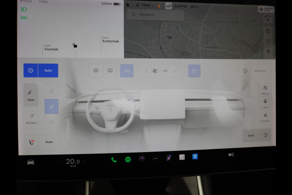 Tesla Model 3 GERESERVEERD      SR+ 325PK AutoPilot Leer PanoDak Adaptive cruise 18" Camera's Elektr.-Stuur+Stoelen+Spiegels+Geheugen+Easy-Ent Ecc Navigatiesysteem full map LED-a+v Koplampspoeiers Comfortstoel(en) ACC Dual-ECC DAB Voorverwarmen interieur via App Keyless via Telefoonsleutel One-Pedal-Drive Origin. NLse auto ! 1e eigenaar