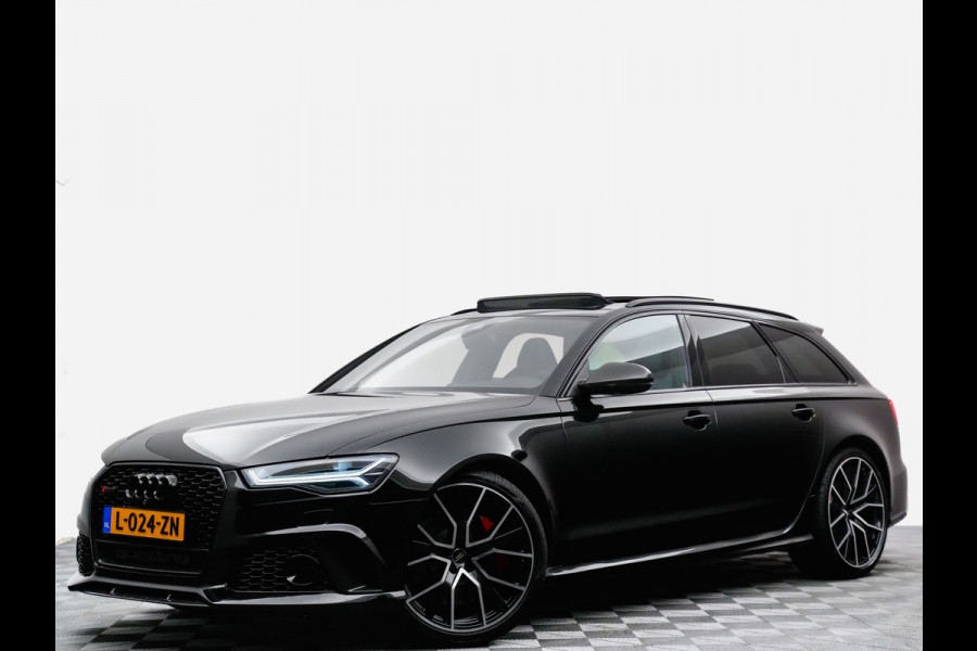 Audi RS6 Avant 4.0 TFSI quattro 640pk Performance Carbon Black Edition (milltek,panodak,headup,bose)