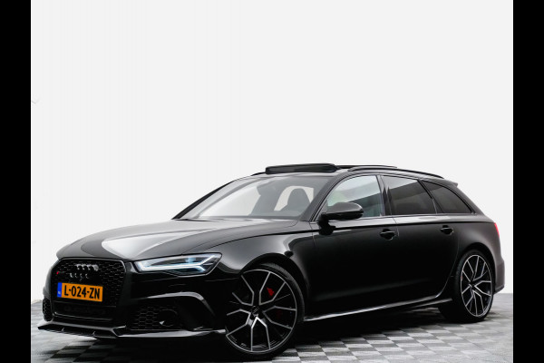 Audi RS6 Avant 4.0 TFSI quattro 640pk Performance Carbon Black Edition (milltek,panodak,headup,bose)