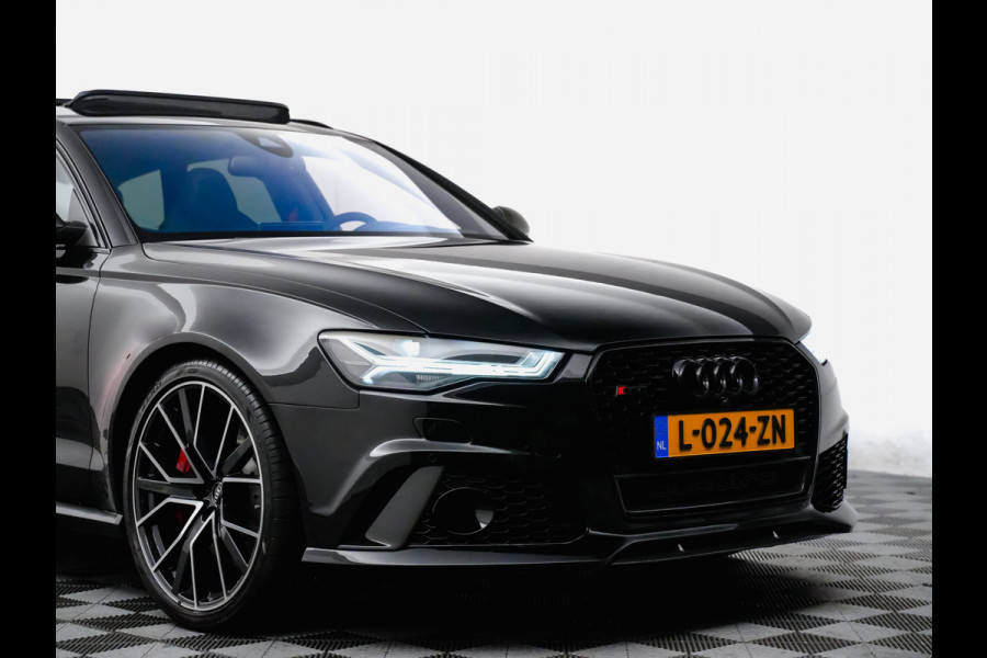 Audi RS6 Avant 4.0 TFSI quattro 640pk Performance Carbon Black Edition (milltek,panodak,headup,bose)