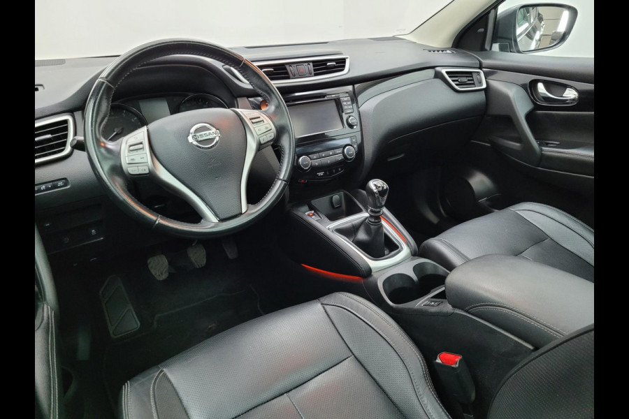 Nissan QASHQAI 1.2 Tekna | Parkeercamera | 360cam | Leer | Trekhaak | Bomvolle auto | Cruisecontrol | Panoramadak | Bovag