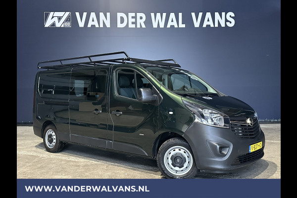 Opel Vivaro 1.6 CDTI 146pk L2H1 Euro6 Airco | 2x Zijdeur | Imperiaal | Trekhaak | Navigatie Cruisecontrol, Parkeersensoren, Bijrijdersbank