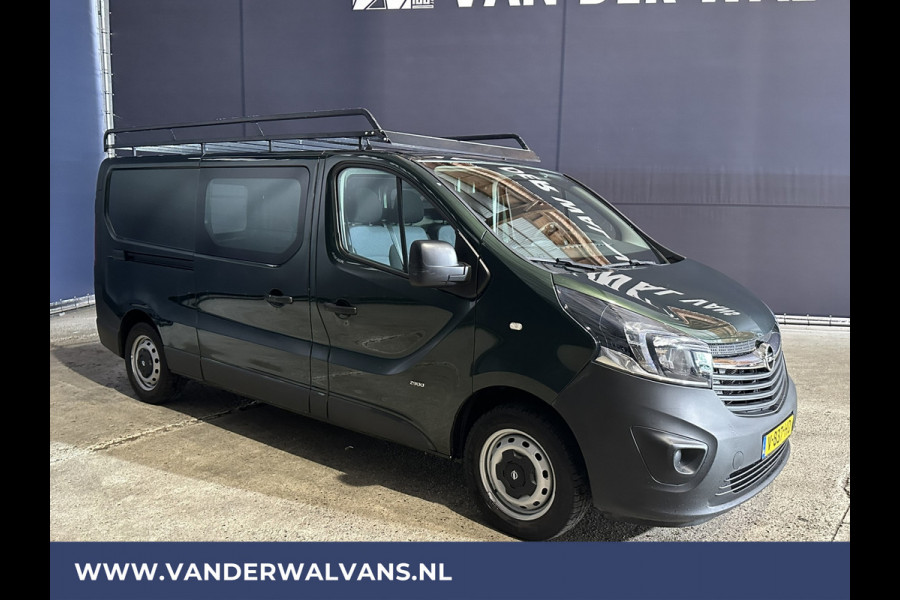 Opel Vivaro 1.6 CDTI 146pk L2H1 Euro6 Airco | 2x Zijdeur | Imperiaal | Trekhaak | Navigatie Cruisecontrol, Parkeersensoren, Bijrijdersbank