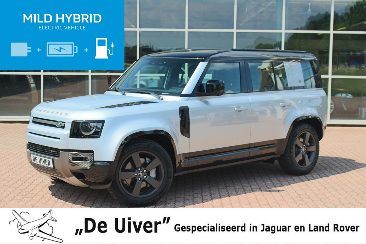 Land Rover Defender 3.0 P400 110 X-Dynamic HSE MHEV MY 2023, Adaptive cruise, Koelbare voortstoelen, Panoramisch schuifdak