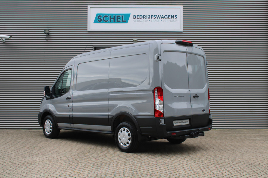 Ford Transit 350 2.0 TDCI 130pk L2H2 Trend - Airco - Carplay - Android - Navigatie - Blind spot - Camera - Trekhaak - Rijklaar