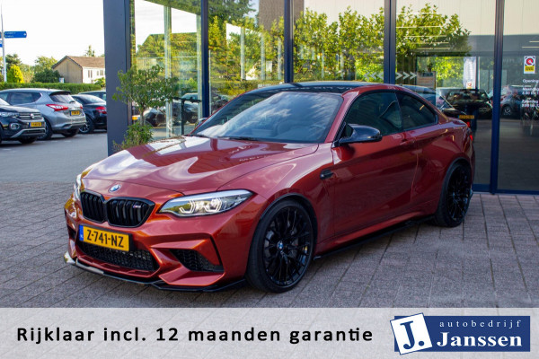 BMW M2 DCT Competition | Prijs rijklaar incl. 12 mnd garantie | Navi Adaptive Led 19"Lmv Cruise Pdc Camera Leder Stoelverw