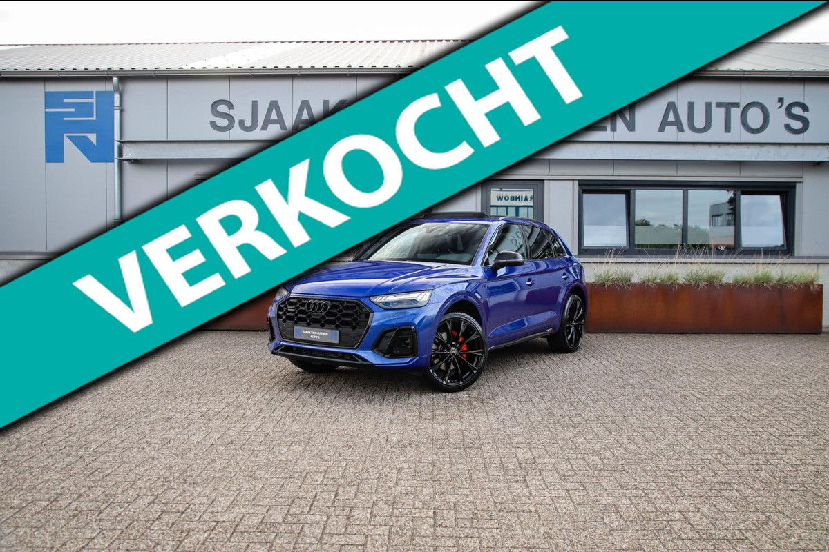 Audi Q5 55 TFSI e Quattro Competition Pro Line S S-Line 367pk Automaat! NIEUW MODEL|1e Eig|DLR|Panoramadak|Virtual Cockpit|Matrix Audi Q5 55 TFSI e Quattro Competition Pro Line S S-Line 367pk Automaat! NIEUW MODEL|1e Eig|DLR|Panoramadak|Virtual Cockpit|Matrix