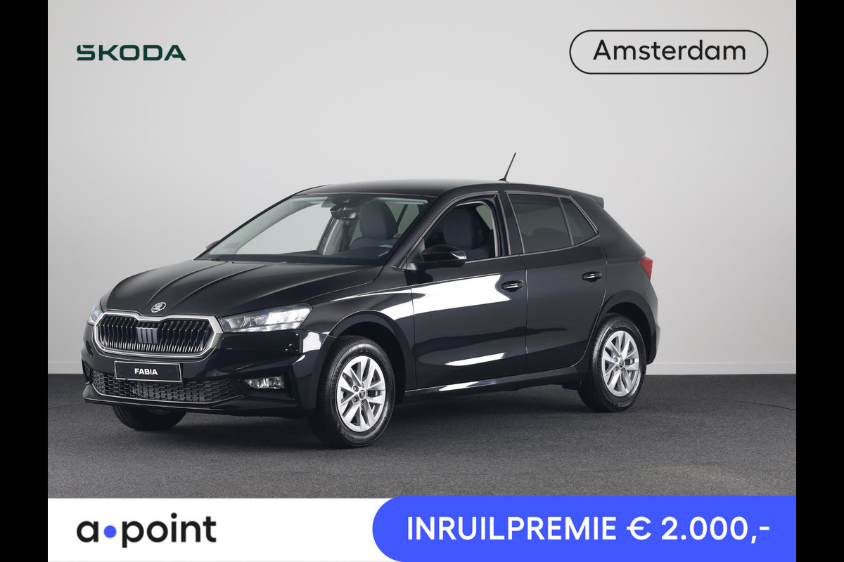 Škoda Fabia Selection 1.0 TSI 95pk Lichtmetalen velgen | Apple CarPlay | Android Auto | Cruise Control | Parkeersensoren | Donkere ramen | Elektrische ramen en spiegels