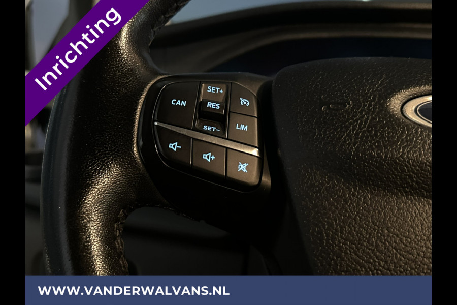 Ford Transit Custom 2.0 TDCI L2H1 inrichting Euro6 Airco | Camera | Navigatie | Apple Carplay | LED Cruisecontrol, Android Auto, verwarmde voorruit, Bijrijdersbank, Achterklep, 2800kg trekvermogen