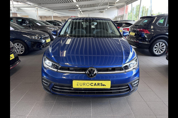 Volkswagen Polo 1.0 TSI 95pk DSG Style Navigatie Carplay Parkeersensoren VA Camera Blind Spot Assist Adaptive Cruise Control Stoelverwarming IQ Light Ledverlichting Getinte ramen Climate Control