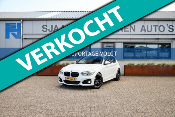 BMW 1-serie 118i High Executive M Sport M Pakket 136pk Automaat Shadowline|1e|LED Koplampen|Alcantara sportstoelen|NAVI|Black Pack