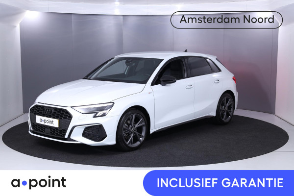 Audi A3 Sportback 30 TFSI S-line 110 pk S-tronic | Verlengde garantie | Navigatie | Parkeersensoren (Park assist) | Cruise control | Full-LED koplampen |