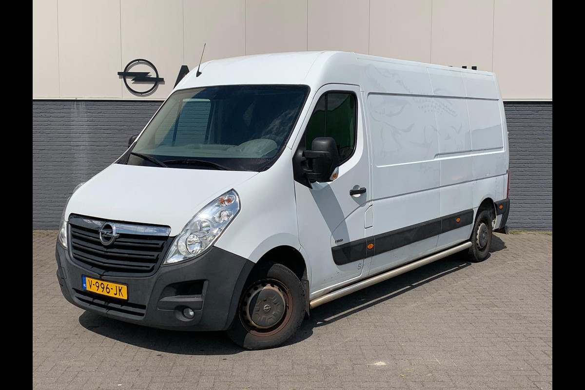 Opel Movano 2.3 CDTI BiTurbo L3H3 143pk Trekvermogen 2.500kg Ecc Cruise-Control Centr.Vergrendeling+Afst. 3-Persoons Side-Bars Back-Step sch Orig. NL auto   EURO6 !