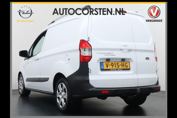 Ford Transit Courier 1.5 TDCI Airco Cruise Control Lat-om-lat Laaddeuren a. Dakrails Schuifdeur-Rechts Elektr.Ramen+Spiegels+Verwarmd Centr.Vergr.+af Orig NL auto EURO6/104gr ! nette Courier!