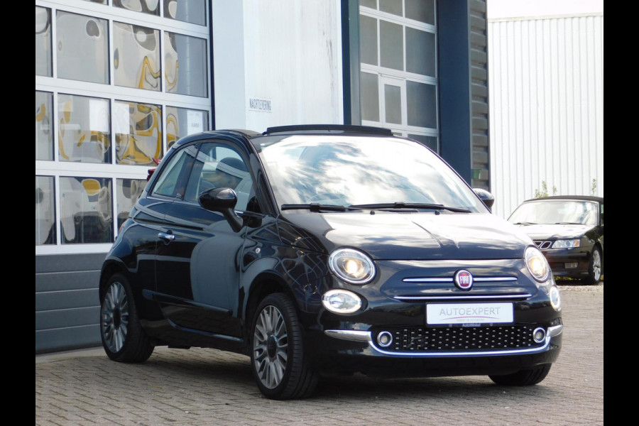 Fiat 500C TwinAir Turbo Lounge | Navi | Clima| Elektrisch bedienbare kap | Parkeersensoren | Bluetooth | 15" LM velgen