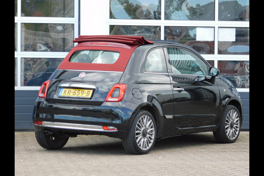 Fiat 500C TwinAir Turbo Lounge | Navi | Clima| Elektrisch bedienbare kap | Parkeersensoren | Bluetooth | 15" LM velgen