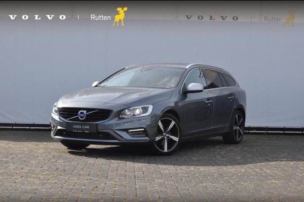 Volvo V60 T4 190PK Automaat Business Sport / Trekhaak / Adaptieve koplampen / Cruise control / Panorama dak / Stoelverwarming / Bluetooth / Leder /