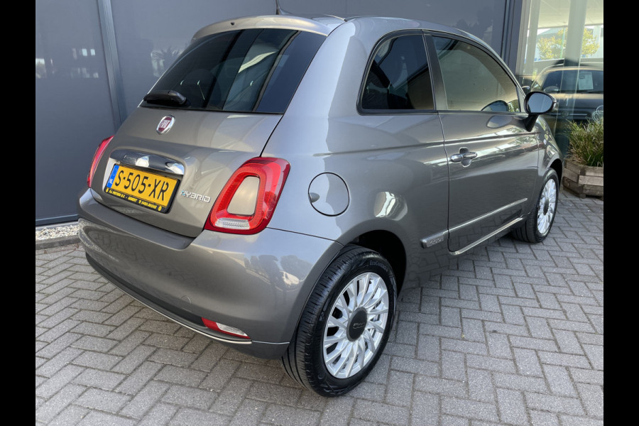 Fiat 500 1.0 Hybrid Club Clim. control - Cruise control - Apple CP/AA - Radio/U-con./USB/AUX/DAB/TEL - MFL-Stuurwiel - LMV - CD+AB - Ramen E-VZ - B.Assist - LED