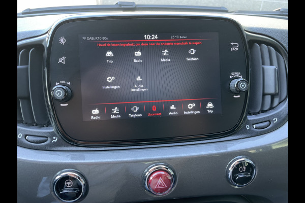 Fiat 500 1.0 Hybrid Club Clim. control - Cruise control - Apple CP/AA - Radio/U-con./USB/AUX/DAB/TEL - MFL-Stuurwiel - LMV - CD+AB - Ramen E-VZ - B.Assist - LED